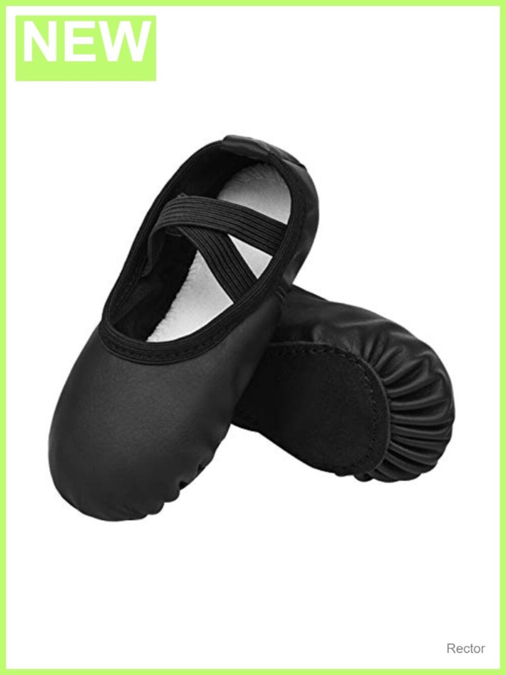 Girls Boys Ballet Shoes Close-Fit PU Suede Sole Dance Slippers